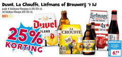  duvel la chouffe brouwerij t ij liefmans speciaalbieren 4 25 33 250 330 pak blikjes blikje flesje nix18 fruitesse blond 4x ml blonde 