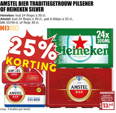  amstel heineken silver blikjes bier krat 3 6 24 25 30 33 1870 traditiegetrouw pilsener pak blik 50 flesje nix18 300ml refreshing taste 0.0 kratten 