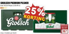  grolsch krat bier 3 24 25 30 premium pilsner 16 45 nix18 gb may kratten 