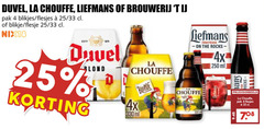  duvel la chouffe brouwerij t ij liefmans speciaalbieren 4 25 33 250 330 pak blikjes blikje flesje nix18 fruitesse blond 4x ml blonde hans 