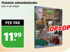  pickwick adventskalender thee 48 adventkalender pak zakjes tea topics 