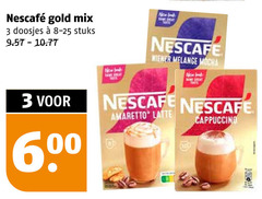  nescafe oploskoffie 3 600 gold mix doosjes stuks new sanex wiener melange mocha amaretto latte cappuccino 