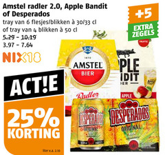  amstel desperados speciaalbieren radler bier 4 5 6 18 25 50 2.0 apple bandit tray blikken 30 33 zegels der liter v.a. original beer 