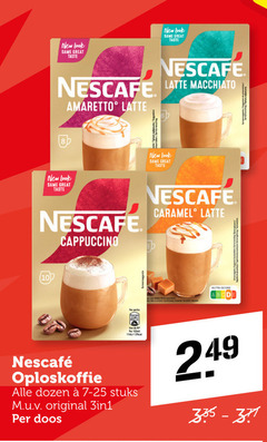  nescafe oploskoffie 10 new same taste latte macchiato amaretto cappuccino caramel 1142 dozen stuks original doos 