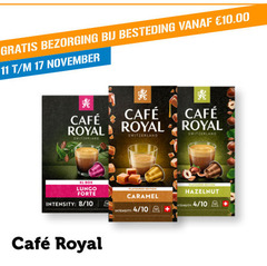  cafe royal koffiecups 11 17 besteding mcafee switzerland xl box lungo forte intensity 8 10 caramel 4 hazelnut 