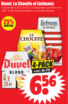  liefmans la chouffe duvel speciaalbieren 4 25 33 330 pack fles varieeren blonde fruitesse 4x ml blond 