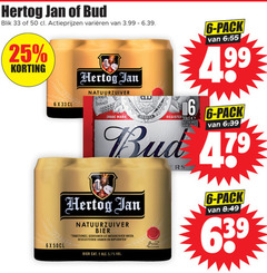  bud hertog jan blikjes bier 1 5 6 25 33 50 blik varieeren 3.99 natuurzuiver world trade markant america register pack traditioneel water granen hopsoorten gerard 