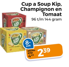  unox cup a soup soep 96 kip champignon tomaat pak 