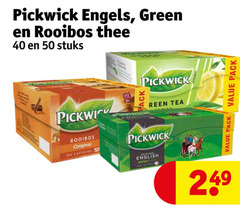  pickwick thee 40 50 engels green rooibos stuks pack tea original caffeine 