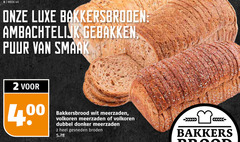  2 8 46 week luxe ambachtelijk gebakken puur bakkersbrood wit meerzaden volkoren dubbel donker gesneden broden bakkers 