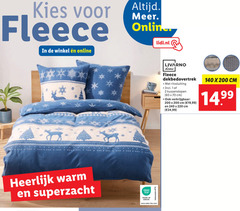  1 2 60 140 200 240 fleece online warm green hohenstein lidl.nl livarno home dekbedovertrek ritssluiting kussenslopen cm 19 99 24 