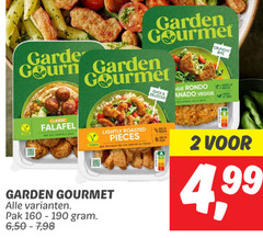  2 160 garden gourmet garde gourmetschotel quick crunchy rondo veggie bite source protein classic falafel lightly roasted pieces pak 6 50 7 4 99 