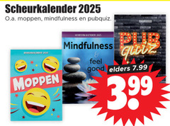  scheurkalender o.a. moppen mindfulness pubquiz feel quiz good elders 3.99 