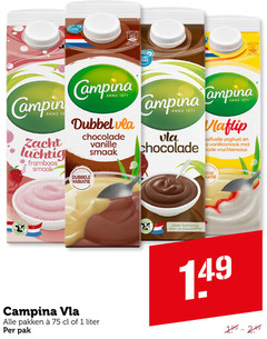  1 18 400 proof energie 100ml campina anno zacht luchtig framboos dubbel vla chocolade vanille dubbele variatie vlaflip yoghurt vanillesmaak rode vruchtensaus frisse kunstmatige kleur smaakstoffen pakken liter pak 