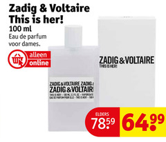  100 zadig voltaire this ml eau parfum dames online oz vaporisateur pour elle elders 