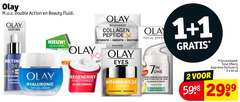  1 2 24 50 55 olay double action beauty fluid serums kruidvat regenerist collagen peptide smooth restore total 4 ultra hyaluronic day gel cream active firming eyes vitamin vitamine one hydraterende hydratant jour parfumvrij sans parfum effects ml 