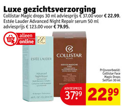  30 50 luxe gezichtsverzorging collistar drops ml lauder advanced night repair serum complex oz 20ml ultra face self tanning concentrate selftan 