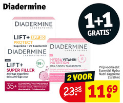  1 2 5 30 50 diadermine laboratoires lift protect uv bescherming new super filler anti visage jour huidtypes tous types peaux 35 micro actives hydra vitamin nutrition dag seeches trockene sensible haut pro hydrateert feuchte essential nutri ml 