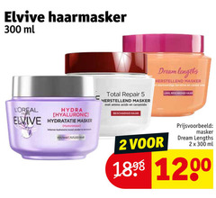  2 5 300 elvive haarmasker ml total repair herstellend masker amino acids ceramide haar dream lengths castor ole lang hydra hyaluronic hydratatie intense boot verzwakt 