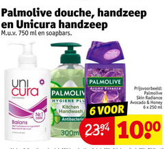  6 7 250 750 1000 palmolive douche handzeep unicura ml cura mood boosting balans nr.1 mac hydraterend ingredient beschermt huid hygiene kitchen handwash antibacteria aroma essence skin radiance avocado honey 