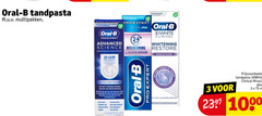  3 24 100 1000 2397 oral b tandpasta multipakken professioneel ontworpen klinisch bewezen pro-expert munt advanced uur science bescherming gevoeligheid 3d white whitening restore miracle glow preventie stopt groei bacteriele tandplak hechting tanden tandvlees gaatjes tandsteen adem glazuur pro expert vlekverwijdering 