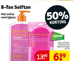  50 b tan selftan online glow you your hyaluronic acid vitamineboost darkest chat sell gul smooth gel kruidvat tanning ml 