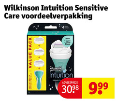  3098 wilkinson intuition sensitive care pack shave one step sword 