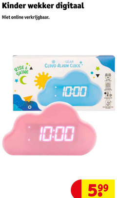  kinder wekker digitaal online rise shine cloud alarm clock 2 3 10 00 calendar day temperaturen snooze min 