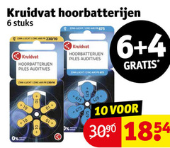  4 6 10 kruidvat hoorbatterijen stuks zink lucht zinc air piles cry added mercury 