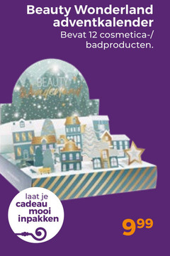  12 beauty wonderland adventkalender cosmetica badproducten cadeau 