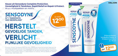  1 3 sensodyne protection gevoeligheid tandvlees rapid relief repair protect multipakken tandpasta nederland herstelt gevoelige tanden verlicht pijnlijke mal cool mint omzet mat beschermende laag gedeeltes tand 2x poetsen medisch hulpmiddel lees gebruik trademarks owned licensed by nl ml 