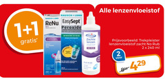  1 2 240 bausch easysept peroxide zachte lenzen lenzenvloeistof trekpleister zacht ml 