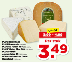  200 250 rotterdamsche oude borrelkaas roombrie st. paulin 45 viking blue 50 franse emmentaler 3.99 stuk 