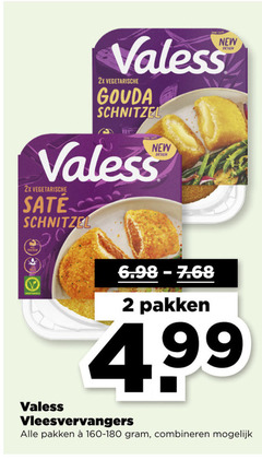  2 valess 2x vegetarische gouda schnitzel new design sate pakken 4 99 vleesvervangers combineren 