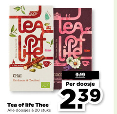  tea of life thee 20 20x verhaal chai kardemom zoethout doosjes stuks good kamille doosje 