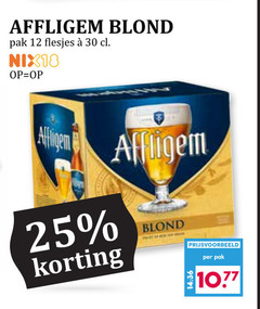  affligem speciaalbieren 12 25 30 blond pak nix18 