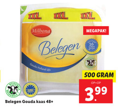  16 500 milbona belegen gouda holland 48 kaas weken gerijpt 3.99 