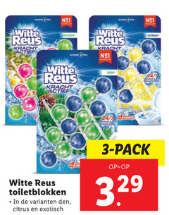  witte reus toiletblok 1 3 kracht schoon citrus toiletblokken exotisch pack 