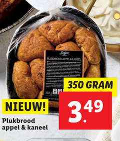  350 plukbrood appel kaneel 