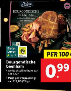  2 100 bourgondische beenham ambachtelijke ham been leven beter dieren bescherming ca. 19 80 