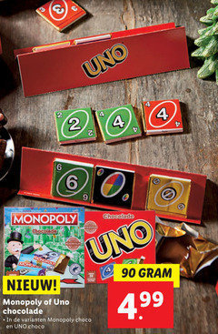  2 4 6 9 90 uno monopoly mono chocolade choco 