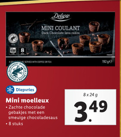  8 24 demo people mini coulant dark chocolate lava cakes with coffee tea ge nature diepvries moelleux zachte chocolade gebakjes smeuige chocoladesaus stuks 