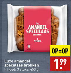  3 450 luxe amandel speculaas brokken stuks 510 inhoud 