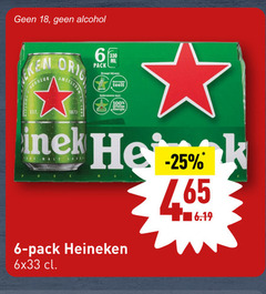  heineken blikjes bier 6 18 100 330 b130 alcohol honneur orig amsterdam pack ml draagt duurzame teelt groene energie 