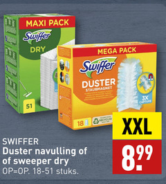  18 maxi pack swiffer dry mega duster staubmagnet plumeau espanador 3x capture navulling sweeper stuks xxl 