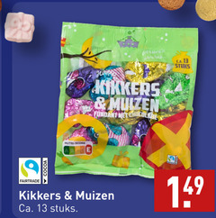  13 nat kikkers muizen fondant fairtrade cocoa nutri score ca. stuks 