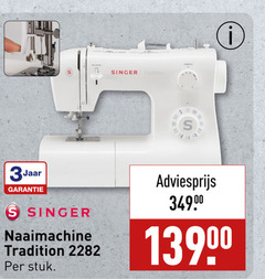  singer tradition length 3jaar naaimachine stuk 