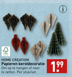  ii fsc www.fsc.org home creation papieren kerstdecoratie hangen stuk 