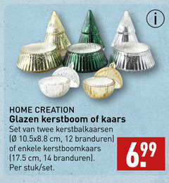  12 14 home creation glazen kerstboom kaars twee kerstbalkaarsen cm branduren kerstboomkaars stuk 