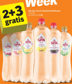  2 3 5 spa touch bruisend literflessen flessen cherry grapefruit passion lemon blackcurrant mojito ingredients 